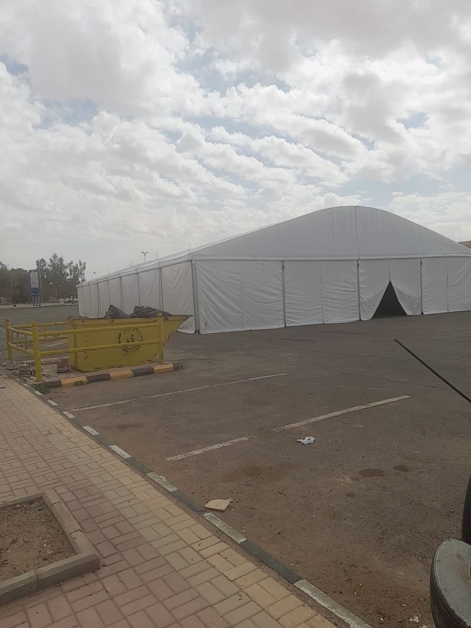 Industrial Tent Exterior